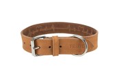 Koirat - Trixie Rustic fatleather collar Heartbeat L–XL: 55–65 cm/40 mm brown - TX19017