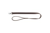 Koirat - Trixie Rustic fatleather leash M–L: 1.00 m/20 mm dark brown - TX19000