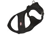 Koirat - Trixie Comfort Soft touring harness XXS–XS: 25–35 cm/15 mm Musta - TX16241
