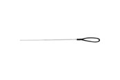 Koirat - Trixie Chain leash with nylon hand loop L–XL: 1.00 m/4.0 mm Musta - TX14031