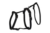 Koirat - Trixie Panic Harness Stay S–M: 40–65 cm/15 mm Musta - TX13092