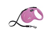 Koirat - Flexi New Classic M-L leash 5 m Pinkki - H7847P