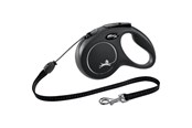 Koirat - Flexi New CLASSIC M Leash 5 m black - H7842S