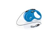 Koirat - Flexi New CLASSIC XS Cord Leash 3m 8kg Blue - H7840L