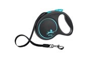 Koirat - Flexi Black Design L leash 5 m 50 kg blue - H78016L