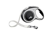 Koirat - Flexi New Comfort L Tape Leash 5m 60kg Black - H78009S