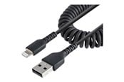 Näyttökaapeli - StarTech.com Kierretyllä omena Lightning-USB-kaapelilla iPhoneen, iPodiin ja iPadiin - 100cm - RUSB2ALT1MBC