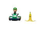 Leikkisetit - Jakks Super Mario 2,5 tuuman Spin Out Mario Kart Luigi - 408754