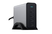 Puhelin - Adapterit & Laturit - Satechi 165W USB-C 4-Port PD GaN Charger - ST-UC165GM-EU