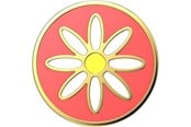 Puhelin - Muut lisävarusteet - PopSockets Sävytetty emalimaali: Kukkakoristeinen koralli. - 802345
