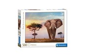 Palapelit - Clementoni 500 kpl korkealaatuista kokoelmaa Afrikan auringonlaskusta - 35096
