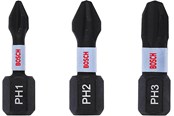 Poranterät & Ruuvauskärjet - Bosch Iskunkestävät ruuvimeisselin kärjet PH-sarja 25 mm - 2608522470