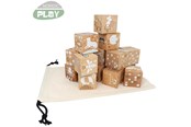 Vauva- ja taaperolelut - NORDIC PLAY Nature Pyökkiset puupalikat 16 kpl. Nature - 805-785