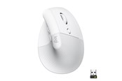Hiiret - Logitech Lift Right Vertical - Valkoinen - Ergonominen hiiri - Optinen - 6 painiketta - Valkoinen - 910-006475