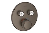 Suihku- ja asennustarvikkeet - Grohe Grohtherm SmartControl THM -säätöyksikkö pyöreällä 2SC-grafiittikoristeella - 29119AL0