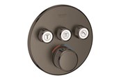 Suihku- ja asennustarvikkeet - Grohe Grohtherm SmartControl THM -säätöyksikkö pyöreällä 3SC-grafiittikoristeella - 29121AL0