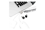 Järjestelmän lisävarusteet - Compulocks Universal PC Kannettava tietokone Coiled Cable Lock Turvallisuus Solution - CL15C