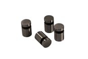 Kylpyhuoneen lisätarvikkeet - Pressalit mirror mount 4 pcs Musta chrome - Q50450