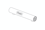 WC:t, istuimet, bideet ja varaosat - Pressalit replacement console tube Valkoinen - A6011000