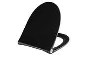WC:t, istuimet, bideet ja varaosat - Pressalit Sway norden toiletseat Musta polygiene with sc - 1030111-DH5999