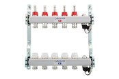 Lattialämmitys - Salus Floor heating manifold 9 slings with flowmeter - GVM-F 9
