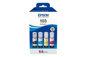 Mustepatruunat, värikasetit ja lisävarusteet - Epson 103 / C13T00S64A 4-Pack (Black / Yellow / Cyan / Magenta) Ink - C13T00S64A
