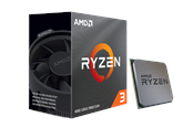 CPU - AMD Ryzen 3 4100 Wraith Stealth -prosessori CPU - 4 ydintä - 3.8 GHz - AMD AM4 - AMD Boxed (jäähdyttimen kanssa) - 100-100000510BOX