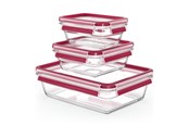 Muut pienet keittiökoneet - Tefal MasterSeal Glass 3 kpl setti - N1050910