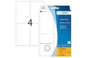Paperit, valokuvapaperit ja tarrat - HERMA etiketit - 128 etikettiä - 52 x 82 mm - 2490