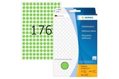 Paperit, valokuvapaperit ja tarrat - HERMA tarrat - 5632 tarralappua - 8 mm pyöreä - 2215