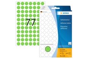 Paperit, valokuvapaperit ja tarrat - HERMA etiketit - 2464 etikettiä - 13 mm pyöreä - 2235
