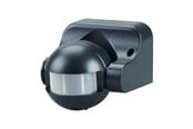 Liiketunnistimet ja hämäräkytkimet - Gripo Motion sensor 180° Musta IP44 - 5709119110352