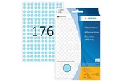 Paperit, valokuvapaperit ja tarrat - HERMA tarrat - 5632 tarralappua - 8 mm pyöreä - 2213