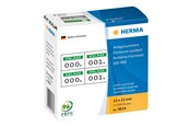 Paperit, valokuvapaperit ja tarrat - HERMA itsekiinnittyvät numerolaput - 2000 etikettiä - 15 x 22 mm - 4834