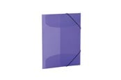 Muut kansiot, esijärjestäjät ja kirjoitusalustat - HERMA Elasticated folder A4 PP translucent Violetti - 19581