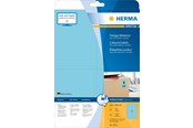 Paperit, valokuvapaperit ja tarrat - HERMA Coloured labels A4 105 x 148 mm Sininen removable - 4563