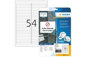 Paperit, valokuvapaperit ja tarrat - HERMA Removable inscription strips A4 96 x 10 mm Valkoinen Movables® technology - 10015