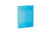 Muut kansiot, esijärjestäjät ja kirjoitusalustat - HERMA Elasticated folder A4 PP translucent light blue - 19506