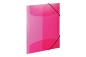 Muut kansiot, esijärjestäjät ja kirjoitusalustat - HERMA 3-flap folder - for A3 - translucent Pinkki - 19517
