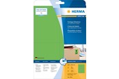 Paperit, valokuvapaperit ja tarrat - HERMA Coloured labels A4 105 x 148 mm Vihreä removable - 4564