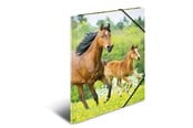 Muut kansiot, esijärjestäjät ja kirjoitusalustat - HERMA Joustava kansio A4 PP hevoset - 7140