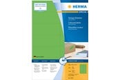 Paperit, valokuvapaperit ja tarrat - HERMA Coloured labels A4 105 x 42.3 mm Vihreä permanent adhesion - 4559