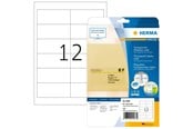 Paperit, valokuvapaperit ja tarrat - HERMA Transparent film labels matt A4 97 x 42.3 mm weatherproof permanent adhesion - 4586