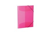 Muut kansiot, esijärjestäjät ja kirjoitusalustat - HERMA Elasticated folder A4 PP translucent Pinkki - 19505