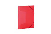 Muut kansiot, esijärjestäjät ja kirjoitusalustat - HERMA Elasticated folder A4 PP translucent red - 19504