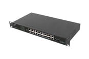 Kytkimet - Lanberg RSFE-24P-2C-360 - switch - 24 ports - unmanaged - rack-mountable - RSFE-24P-2C-360