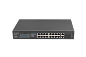 Kytkimet - Lanberg RSFE-16P-2C-250 - kytkin - 16 porttia - hallitsematon - telineeseen asennettava - RSFE-16P-2C-250