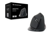 Hiiret - Conceptronic LORCAN03B ERGO - vertical mouse - Bluetooth 5.2 - Musta - Vertical mouse - Optinen - 6 painiketta - Musta - LORCAN03B