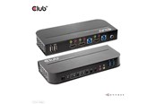 KVM-kytkimet - Club 3D CSV-1382 - KVM / äänivaihtokytkin - 2 porttia - CSV-1382