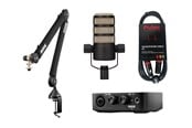 Mikrofonit - Røde PodMic-paketti pelaajille ja striimaajille - PODMICBUN